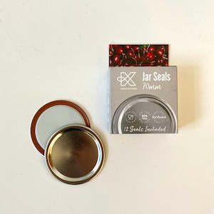 Glass Jars Nz: Kate's Kitchen Regular Mouth Lids - 70 mm