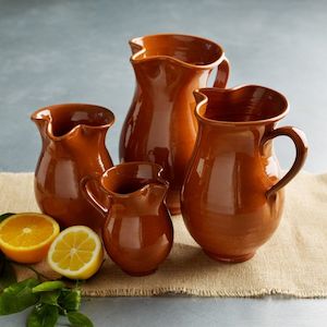 Kitchen Ceramics: Regas Spanish Terracotta Classic Jugs (3 sizes) *** REDUCED TO CLEAR - 15% OFF! ***