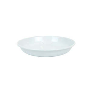 Dishy Enamel Pasta Plate - White