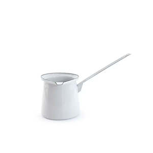 Falcon Enamelware: Dishy Enamel Butter Melter - White