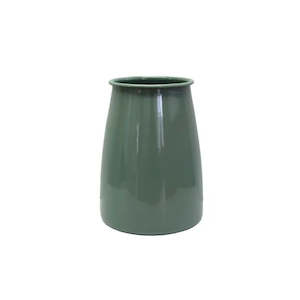 Falcon Enamelware: Dishy Enamel Utensil Holder - Tarragon