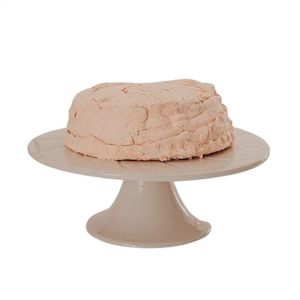 Falcon Enamelware: Dishy Enamel Cake Stand - Almond