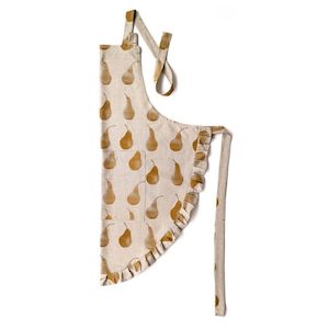 Raine & Humble Pear Frill Apron - Mustard *** CLEARANCE - 30% OFF! ***