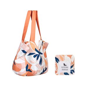 Dock & Bay Foldaway Tote Bag - Terracotta Tropics