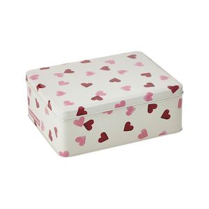 Cake Storage Biscuit Tins: Emma Bridgewater Pink Hearts Biscuit Tin