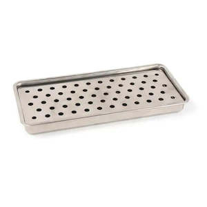Dish Bottle Brushes: RSVP Endurance Stainless Steel Sink Tray