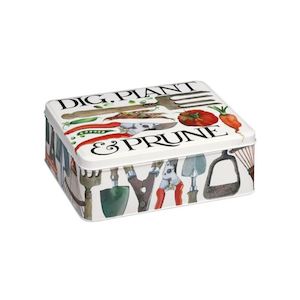 Emma Bridgewater Dig The Garden Biscuit Tin