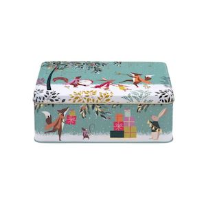 Sara Miller Woodland Tales Merry Band Biscuit Tin