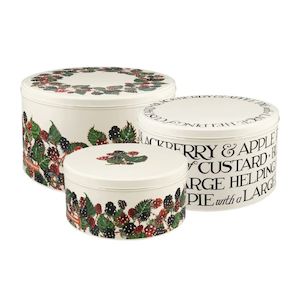 Emma Bridgewater Blackberries Cake Tins (Set of 3)