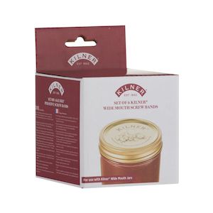 Kilner Wide Mouth Screw Bands (Pack of 6)
