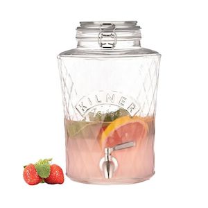 Kilner Jars Bottles: Kilner Diamond Drinks Dispenser - 5L