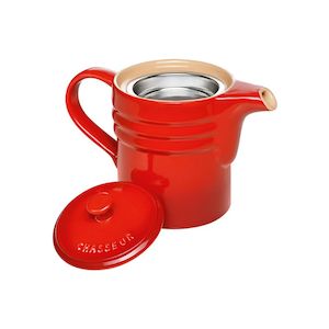 Chasseur Oil Dripping Jug with Strainer - Red