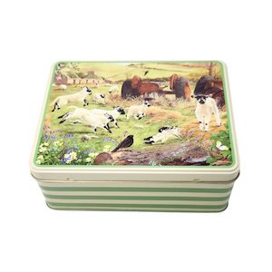Cookies Jars: Tracy Hall Woolly Jumpers Biscuit Tin
