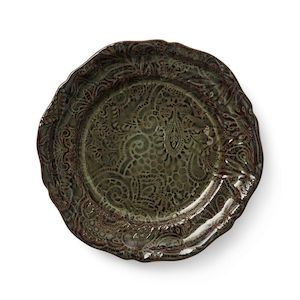 Sthal Arabesque Plate - Fig (23 cm)
