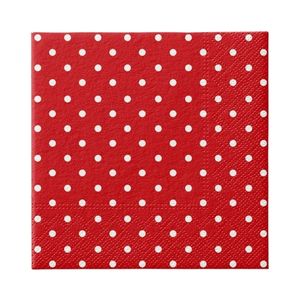 Event Party Supplies: PAW Paper Napkins - Red Dots