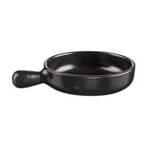 Regas Spanish Terracotta Paella Frying Pan Dishes – Black Professional (1 size)