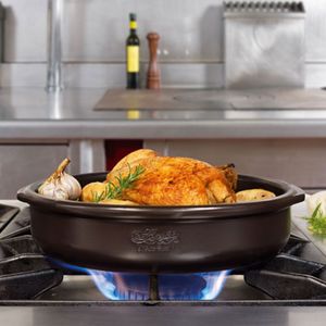 Regas Spanish Terracotta Cazuela Baking Dishes – Black Professional (5 sizes)