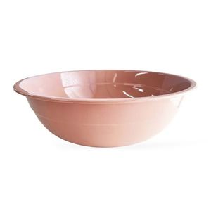 Bread Making Supplies: Dishy Enamel Large Basin - Clay Pink