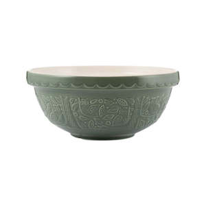 Mason Cash In The Forest Owl Mixing Bowl – Dark Green (26 cm)