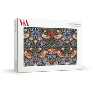 Museums & Galleries V&A Placemats – Strawberry Thief (Set of 4)