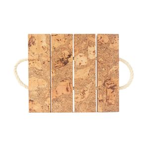 Liga Natural Cork Trivet – Block