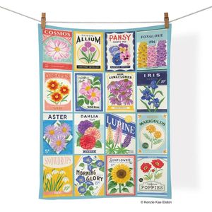 WerkShoppe Cotton Tea Towel – Seed Packets