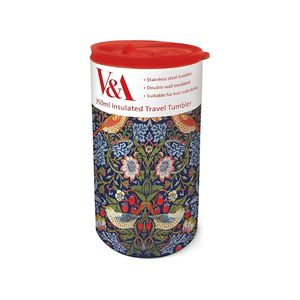 New: Museums & Galleries Travel Tumbler – Strawberry Thief