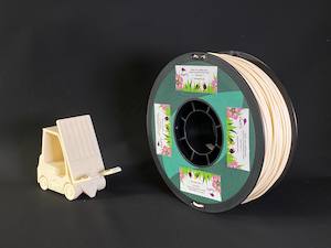 2 85mm Filament: Bone White rPLA pro, 100% Recycled, 2.85mm, 1kg