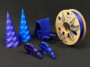 Rainbows Gradients And Glitter: "Sparkly Purple Galaxy", rPLA pro, 100% Recycled, 1.75mm, 250g