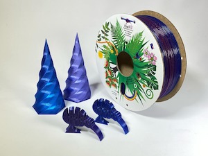 Rainbow "Sparkly Purple Galaxy", rPLA pro, 100% Recycled, 1.75mm, 1kg