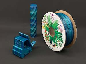 Rainbow "Dark Green Ocean", rPETG, 100% Recycled, 1.75mm, 1kg