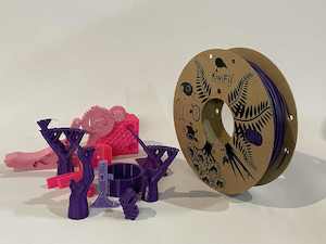 All Our 1 75 Mm Filament: "Recycled Purple" rPLA pro, 100% Recycled 3D PRINTS, 1.75mm, 250g