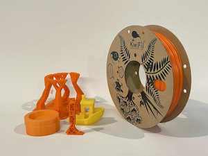 All Our 1 75 Mm Filament: "Recycled Orange" rPLA pro, 100% Recycled 3D PRINTS, 1.75mm, 250g