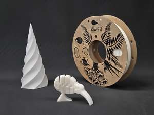 All Our 1 75 Mm Filament: Translucent White rPLA pro, 100% Recycled, 1.75mm, 250g *Perfect for light fixtures*