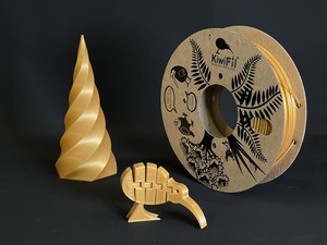 Gold rPETG, 100% Recycled, 1.75mm, 250g