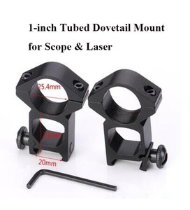 1-inch Tubed Dovetail Mount for Scope & Laser – TradeMaster