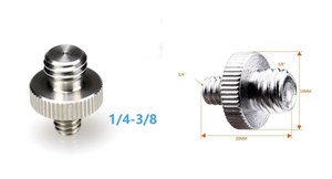 Products: 1/4 to 3/8 Standard Attach Screw for Camera Device – TradeMaster