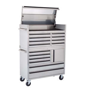 41 inch Stainless Steel 14 Drawer tool chest Tool Box Chest Cabinet