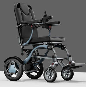 Ultra Light Folding Electric Wheelchair MK9005 Grey