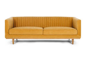 3 Seater Sofa: Madison 3 seater sofa - Honey Gold