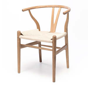 Dining Chairs: Wishbone Dining Chair - Natural