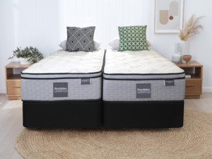 Mattress Bases: Boston Deluxe Medium - Zip Together Bed