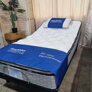 Adjustable Base With Mattress: MotionComfort Adjustable Base with Brighton Medium Mattress