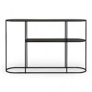 Hall Tables: Deco Console Table Black