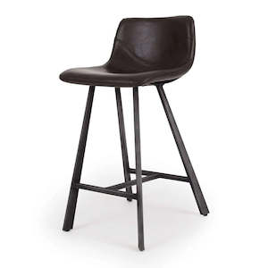 Barstool: Rustic Barstool - Brown