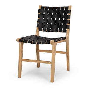 Dining Chairs Nz: Indo Dining Chair - Black