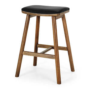 Barstools Nz: Hue Barstool - Deep Oak