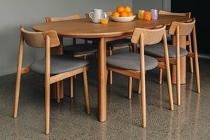 Kontur & Niles Dining Set - Natural (7pce)