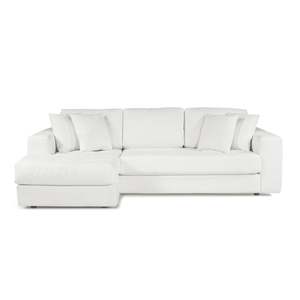 Hugo 3 Seater Reversible Chaise - Speckled White
