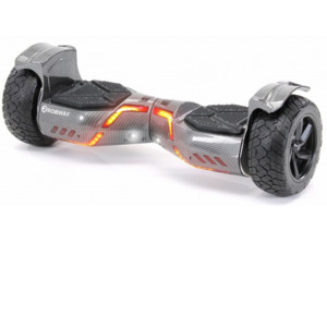 Hoverboard accessories - Kiwi Hoverboard & Scooter: Chic Carbon Black Offroad Hoverboard 8.5 inch